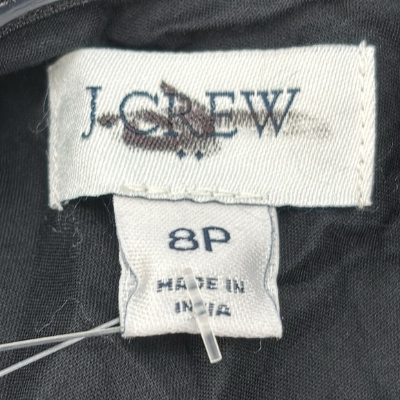 J Crew Factory One-shoulder midi dress in Black size 8P NWT CA431 - Picture 5 of 10